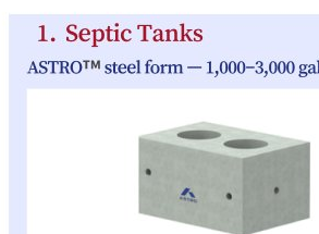Septic Tanks